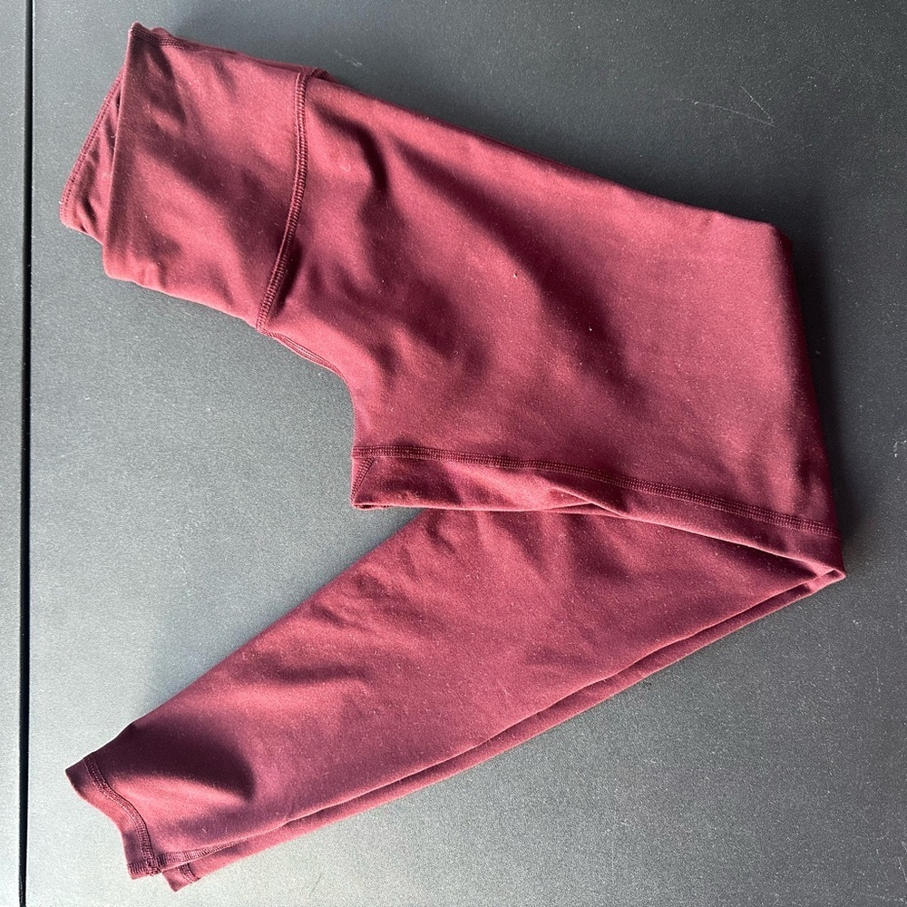 Old Navy Maroon High-Waist Leggings